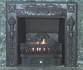 Cast Iron Surround For Coal Burning Fireplace